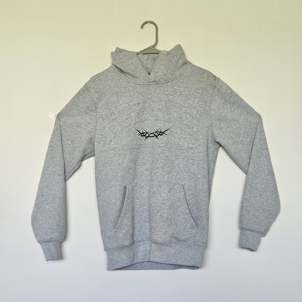 Thrifted Guardian Angel USA "Forever" Logo Hoodie - Men's Medium